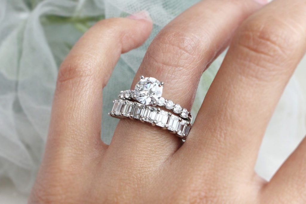 engagement rings and wedding bands