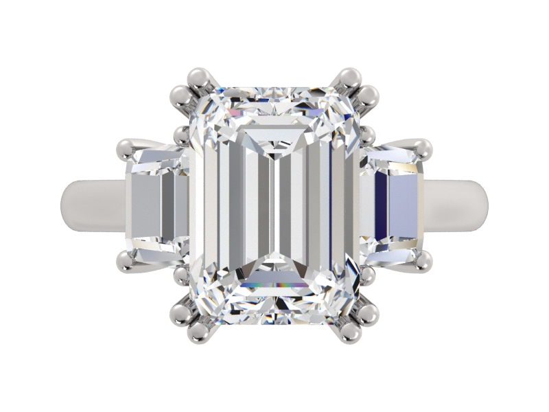 Three Stone Diamond Engagement Ring in Dallas