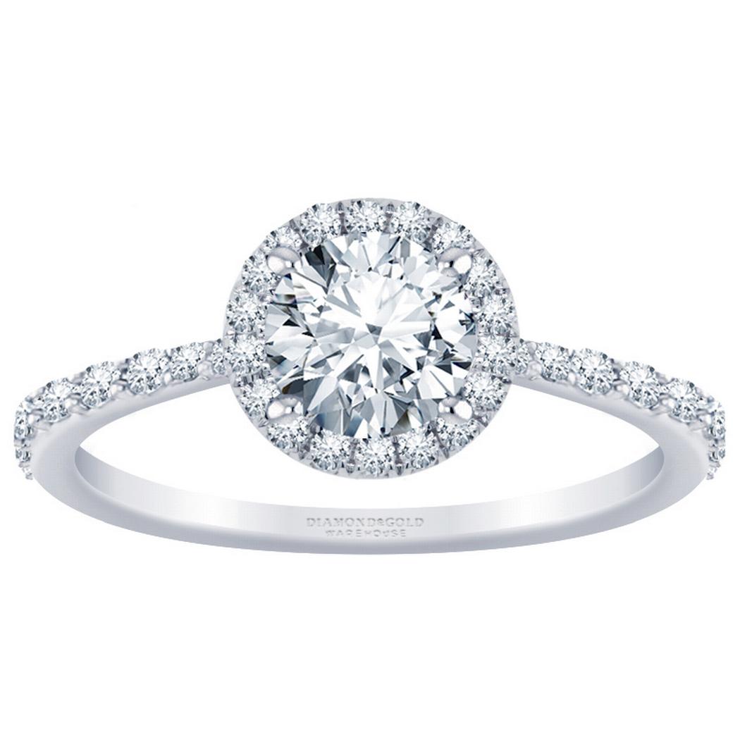 Halo Engagement Rings - Diamond, Gold & More | Shop Online Australia