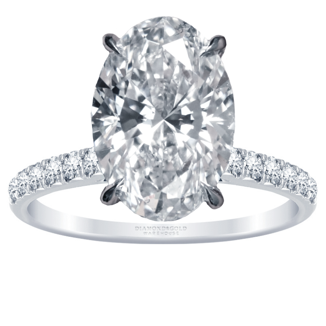 Oval Diamond Engagement Ring in Dallas